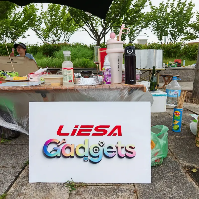 LIESA Gadgets veranstaltet Outdoor-Camping-Teambuilding, um das Team für das globale Reinigungsgerätegeschäft zu vereinen